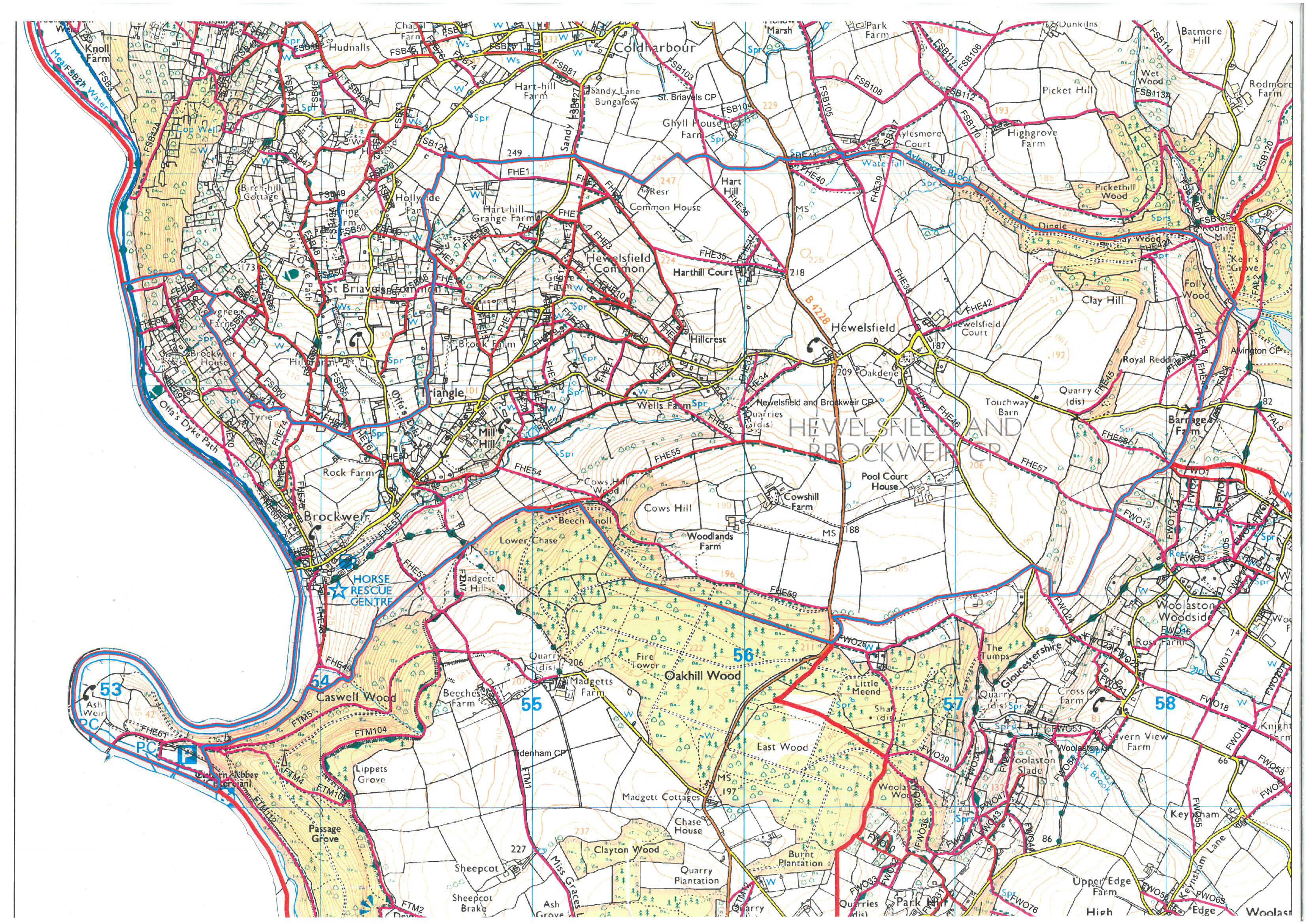 FHE---Hewelsfield--Brockweir---ARC-MAP
